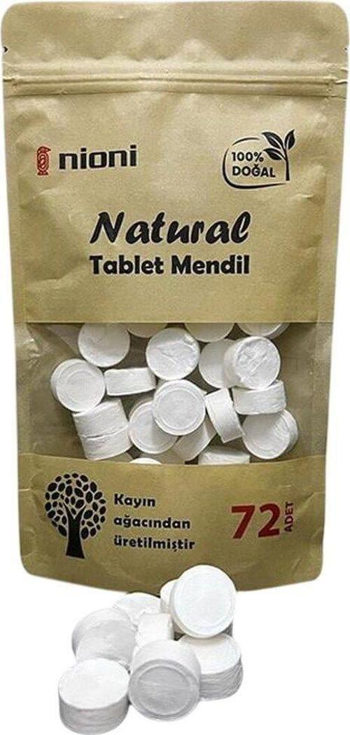 Natural Tablet Mendil 72 Adet