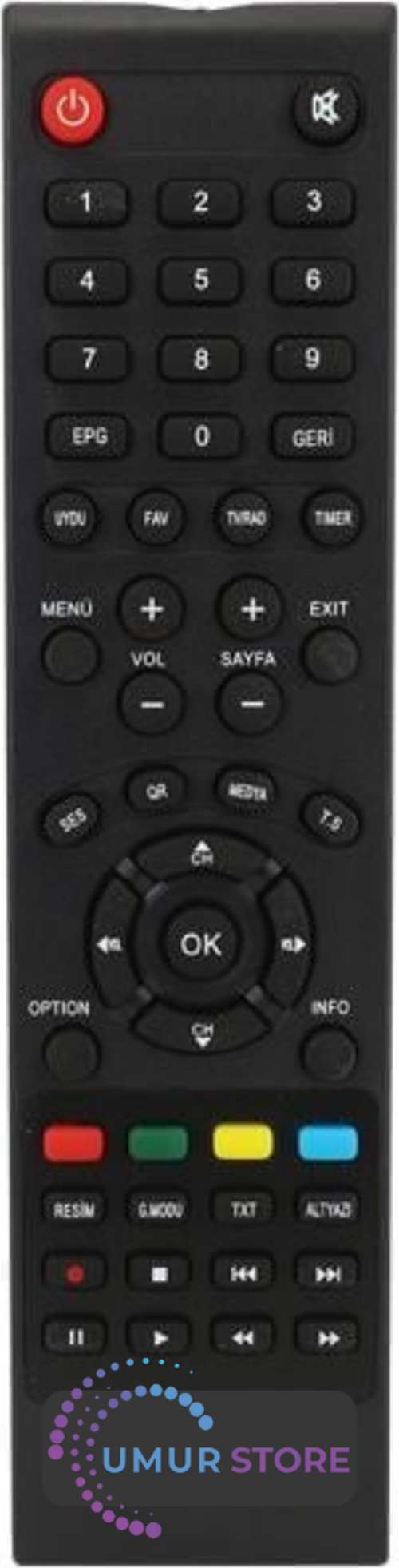 Zapper HD Plus Uydu Alıcı Kumandası