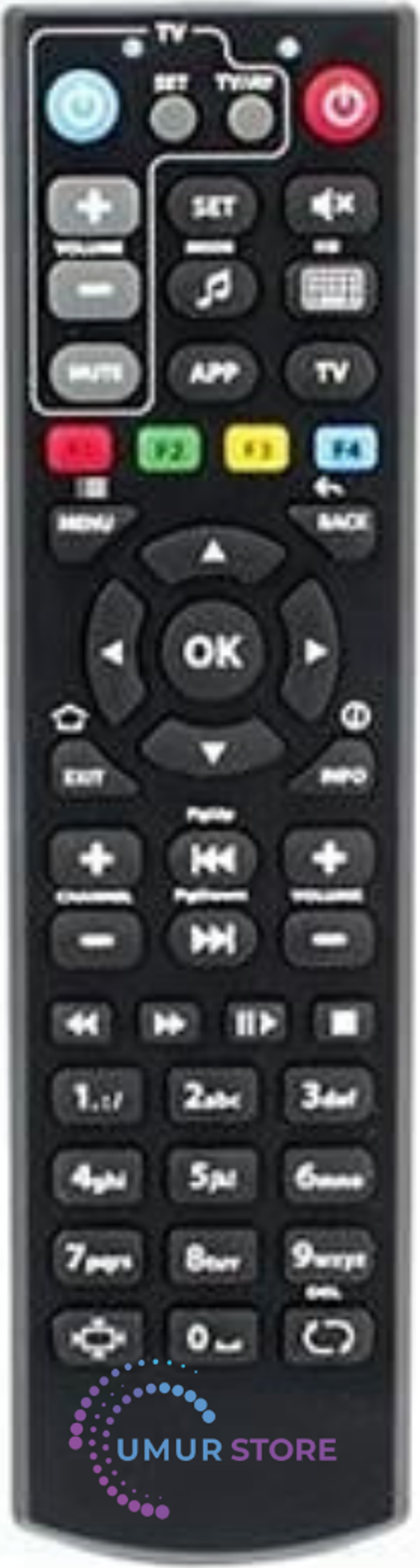 250 IP Tv Uydu Alıcı Kumandası