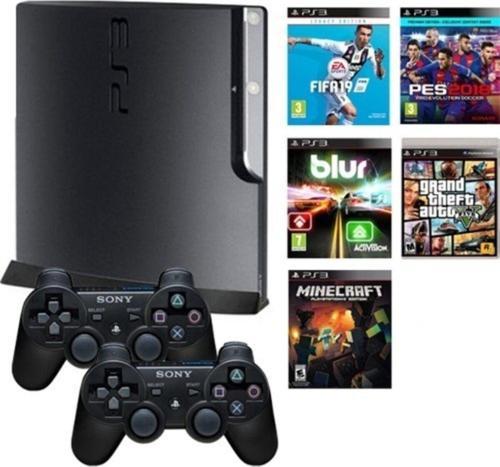 Ps3 Playstation 3 500 Gb Slim Konsol50 Oyun 2 Kol