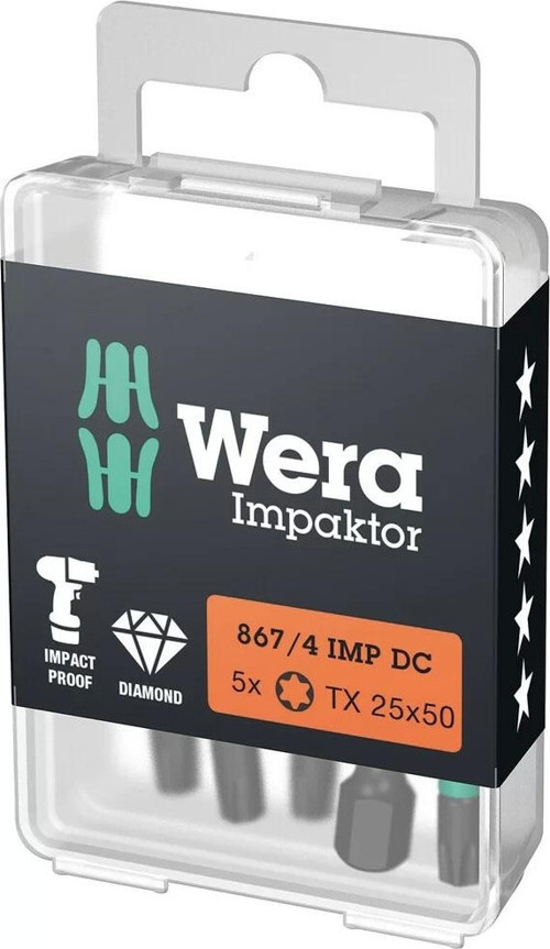 867/4 IMP DC TORX® DIY Impaktor Bits