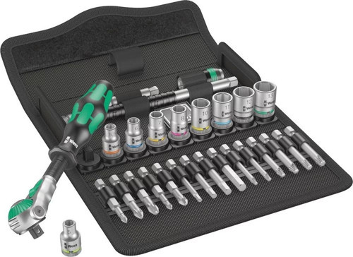 8100 SA 6 Zyklop Speed Cırcır Seti, 1/4" Sürücülü, metrik