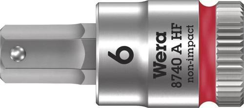 8740 A HF Altıgen Uçlu Zyklop Lokma Bits, 1/4" Soketli, Tutma Fonksiyonlu, 6 x 28 mm