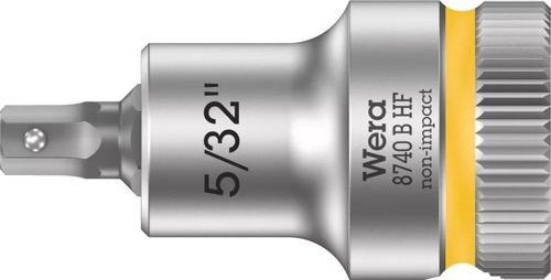 8740 B HF Altıgen Uçlu Zyklop Lokma Bits, 3/8" Soketli, Tutma Fonksiyonlu, 5/32" x 35 mm