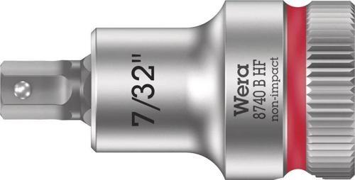 8740 B HF Altıgen Uçlu Zyklop Lokma Bits, 3/8" Soketli, Tutma Fonksiyonlu, 7/32" x 35 mm
