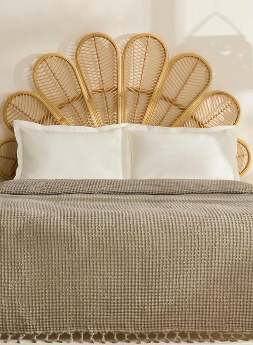 Mady %100 Cotton Waffle Çift Kişilik Tek Pike Taş