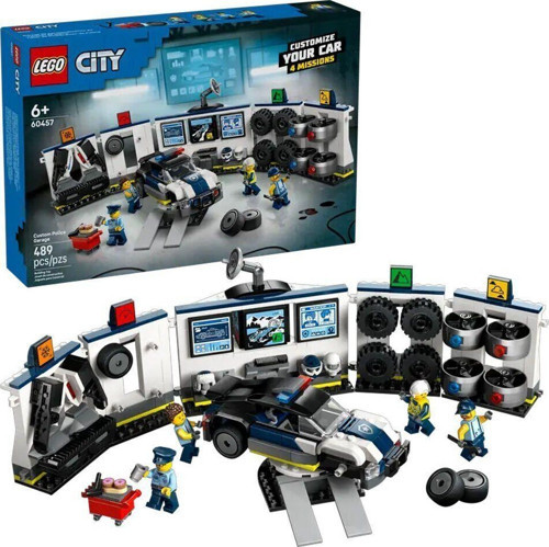 60457 City Özel Polis Arabası Garajı 489 parça +6 yaş