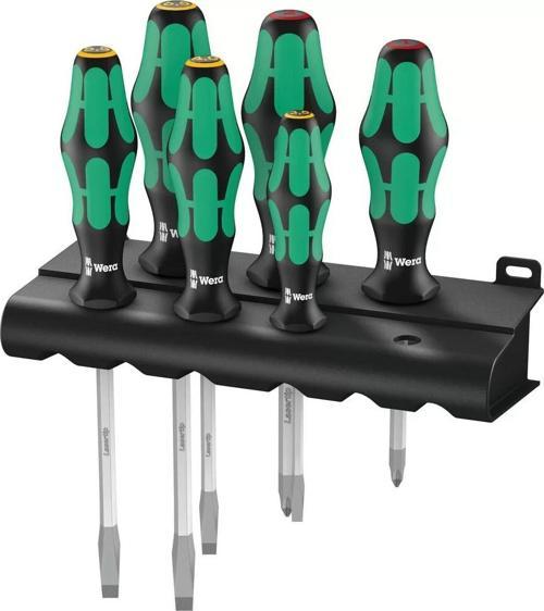 334 SK/6 Raflı Kraftform Plus Tornavida Seti, Lasertip + Raf