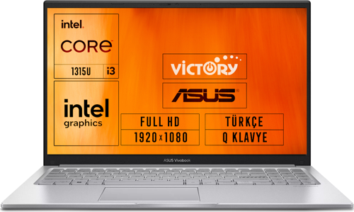 Vivobook 15 i3-1315U 12GB 512GB SSD 15.6" FHD Freedos Taşınabilir Bilgisayar X1504VA-NJ2379 022