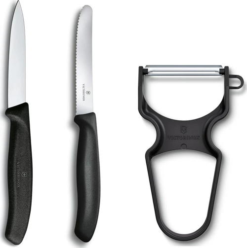VT 6.7113.35 SwissClassic Üçlü Soyacak ve Bıçak Seti