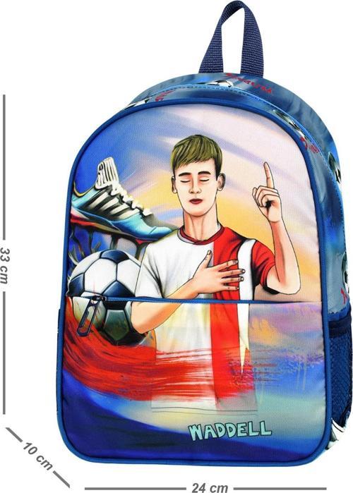 Lisanslı Futbol Temalı Anaokul Kreş Sırt Çantası 25503