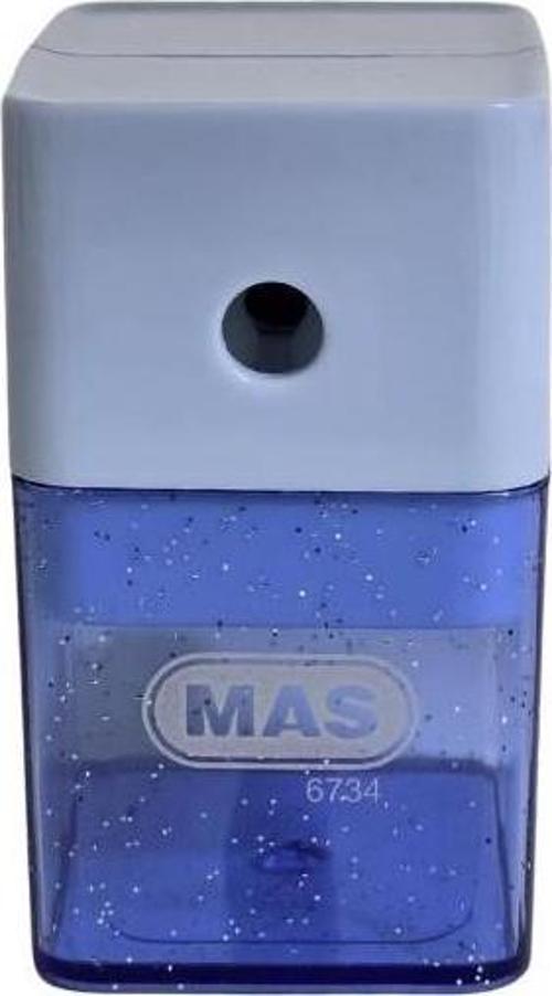 Masa Tipi Metal Kollu Büyük Mavi Kalemtraş 6734