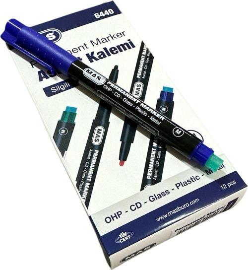 Permanent Cd Kalemi (M) Mavi 12 Adet