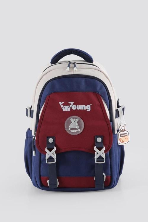 Ççs Young Tatil, Yürüyüş Lacivert-Kırmızı Okul Sırt Çantası (51940)