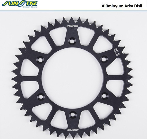 ARKA DİŞLİ SİYAH ALÜMİNYUM KTM SX-F 450cc DİŞLİ SAYISI : -2 2004-2021