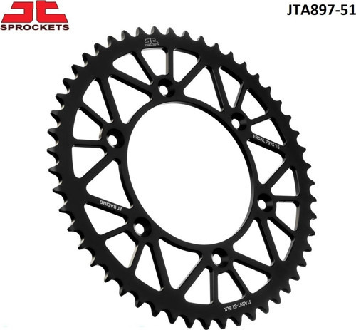 ARKA DİŞLİ SİYAH ALÜMİNYUM BLK KTM EXC F 250cc DİŞLİ SAYISI : +1 1996-2013