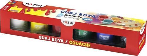 Guaj Boya Karton Kutu Şişe 6 Renk 25 ml 50410