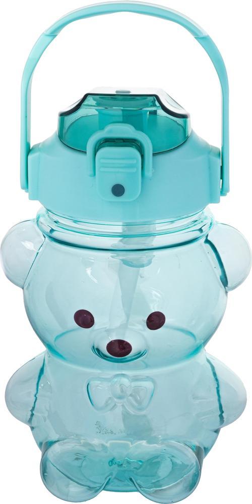 Boyun Askılıklı, Hediyeli, İthal Lüx Ayıcıklı, Yeşil Matara 1100 Ml. (449)