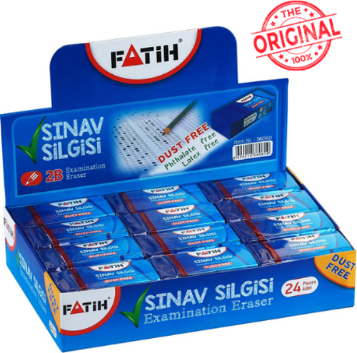 Mavi Dust Free Sınav Silgisi 24'Lü Kutu