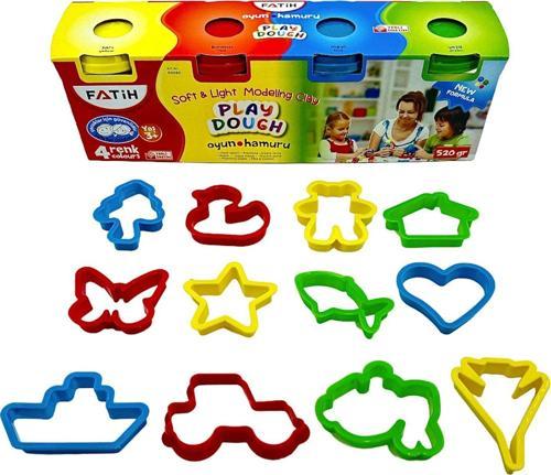 Oyun Hamuru + 16 Parça Şekilli Set