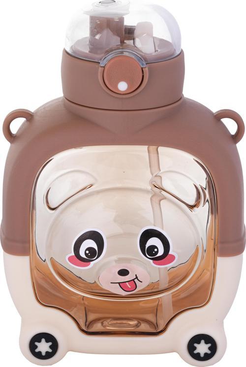 Hediyeli, İthal Lüx Kahverengi Matara/Suluk 1000 Ml (451)