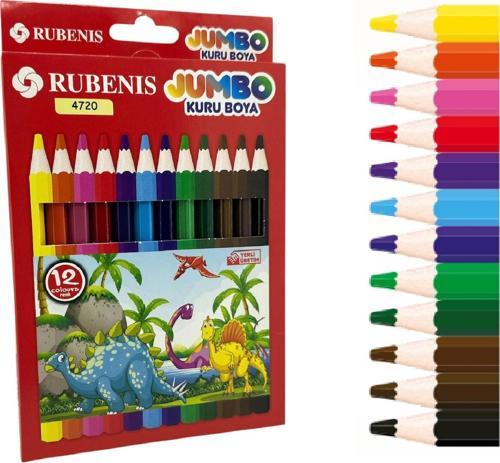 Jumbo Kuru Boya 12 Renk