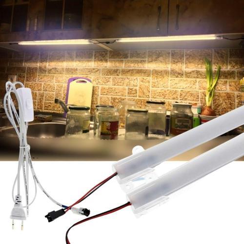 2 Adet 100 Cm 220V Opak Çubuk Bar Led Gün Işığı Ve Butonlu Fiş Sb-6553