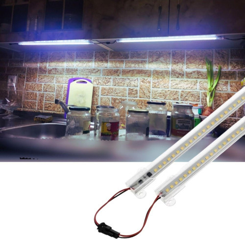 2 Adet 100 Cm 220V Şeffaf Çubuk Bar Led Beyaz Işık Sb-6554