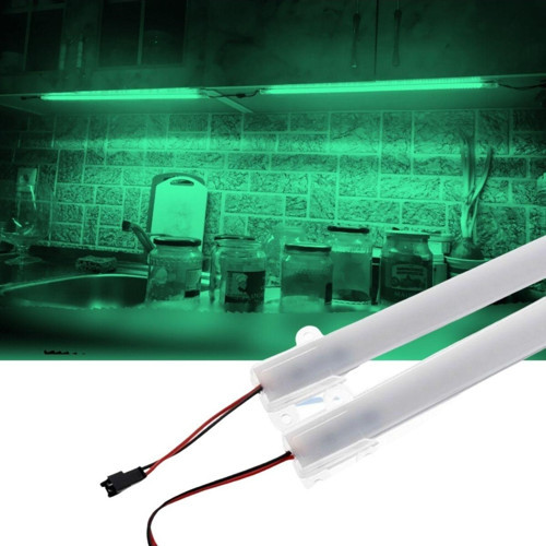 2 Adet 50 Cm 220V Opak Çubuk Bar Led Yeşil Işık Sb-6554
