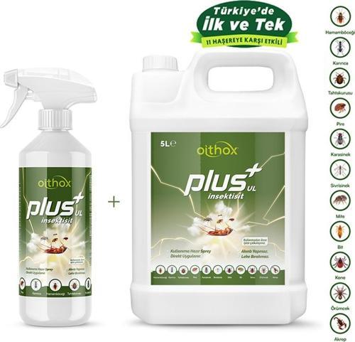 Plus Ul Pire, Bit, Kene, Tahta Kurusu, Mite, Hamamböceği, Karasinek Ilacı 5 Lt 500 ml