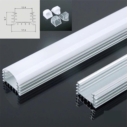 4 Adet Çubuk Bar Led Alüminyum Profil Opak Boş Kasa 100 Cm ( Led Hariç)