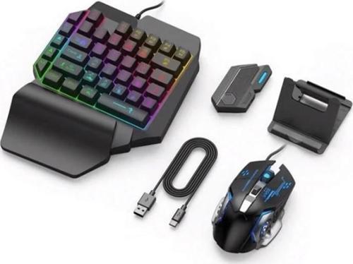 Zhltools PUBG denetleyicisi için Gamepad mobil oyun klavye Mouse dönüştürücü Bluetooth Android oyun adaptörü