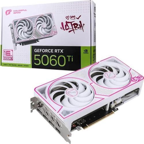 iGame GeForce RTX 5060Ti Ultra W DUO OC GDDR7 128Bit (OC 16GB-V) Gaming (Oyuncu) Ekran Kartı