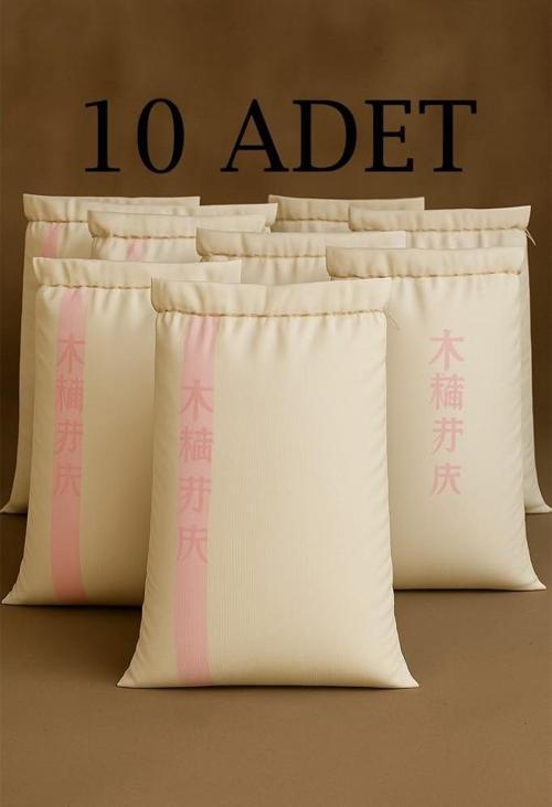 10 Adet 65cm×100cm 50KG Naylon Haral Un Kum Çuvalı Torbası
