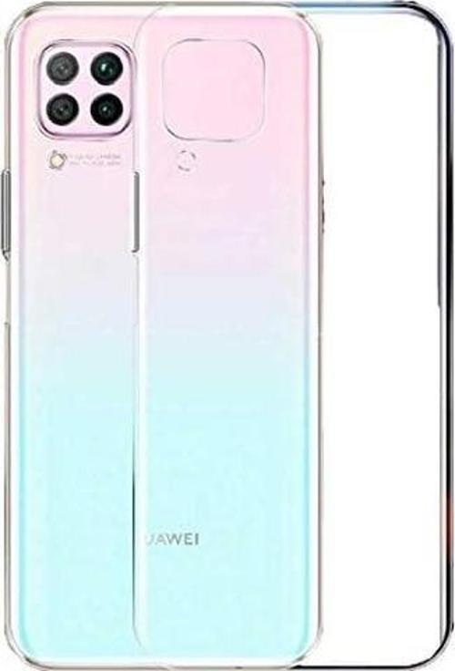 Huawei P40 Lite Uyumlu Kamera Korumalı Darbe Önleyici Ultra Slim TPU Şeffaf Silikon Kılıf