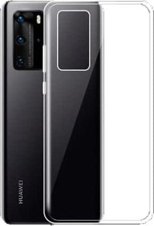 Huawei P40 Uyumlu Kamera Korumalı Darbe Önleyici Ultra Slim TPU Şeffaf Silikon Kılıf