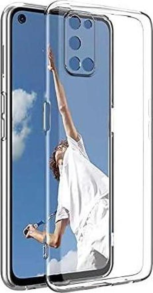 Oppo A52-A72-A92 Uyumlu Kamera Korumalı Darbe Önleyici Ultra Slim TPU Şeffaf Silikon Kılıf