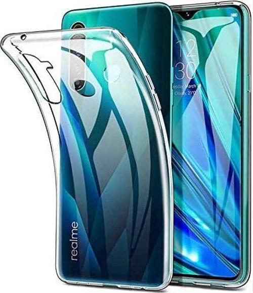 Realme 5i-6i Uyumlu Kamera Korumalı Darbe Önleyici Ultra Slim TPU Şeffaf Silikon Kılıf