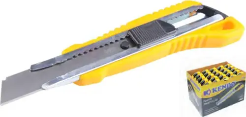 Kendo Plastik Maket Bıçağı - Falçata - Otomatik Kilitli