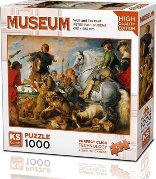 Nessiworld  Wolf and Fox Hunt Puzzle 1000 Parça 20666