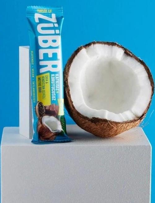 Nessiworld Züber Meyve Barı 40 Gr Chia ve Hindistan Cevizli