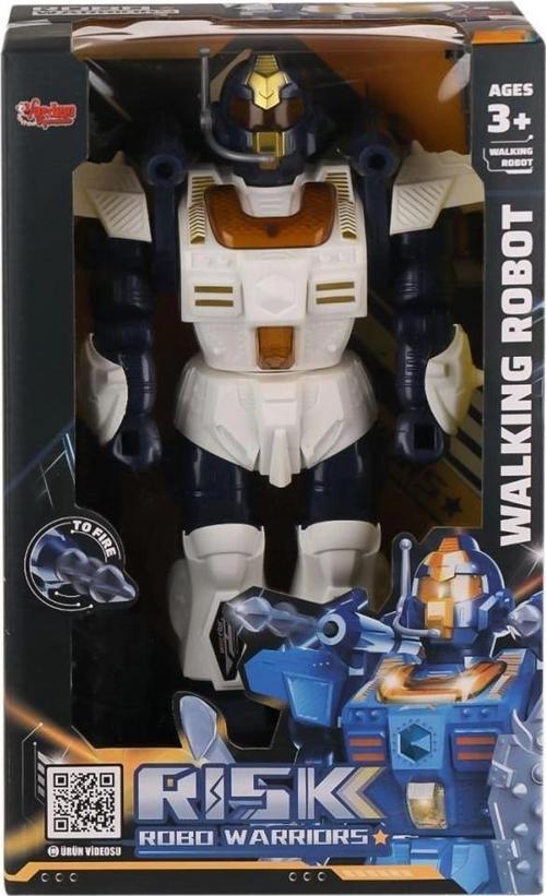 Nessiworld DF-6051 Işıklı ve Müzikli Roket Atan Robot- Vardem Oyuncak