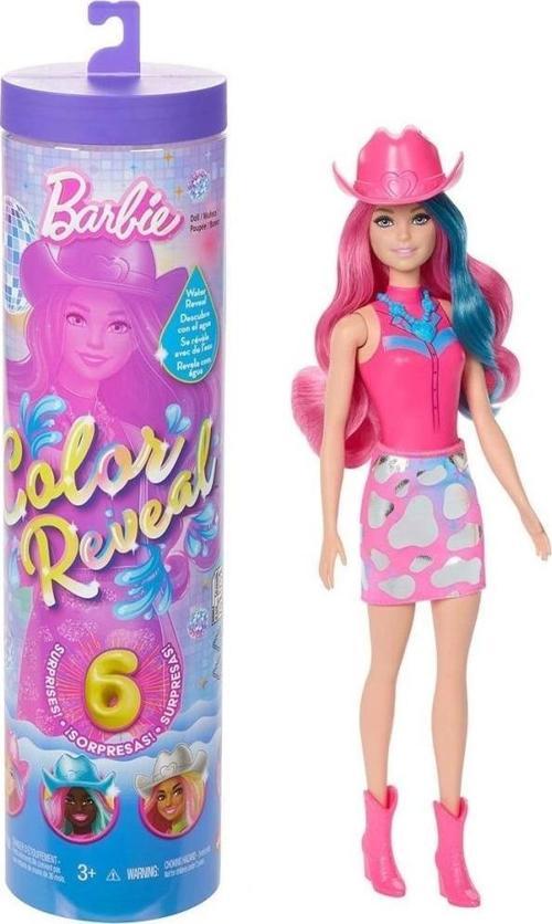 Nessiworld JCP01 Barbie Color Reveal - Renk Değiştiren Sürpriz Barbie Disco Star Serisi