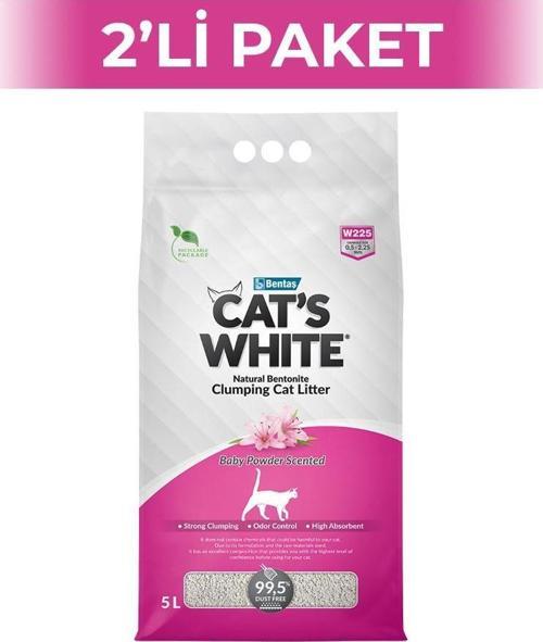 Pudralı Kedi Kumu 5 lt 2 Adet