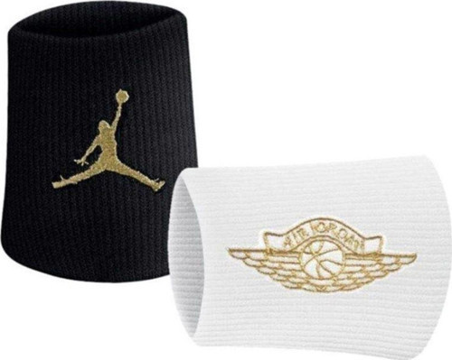 Jordan Jumpman Wings Wristbands 2.0 Unisex Basketbol Bileklik Siyah-Beyaz J.000.3598.092.OS