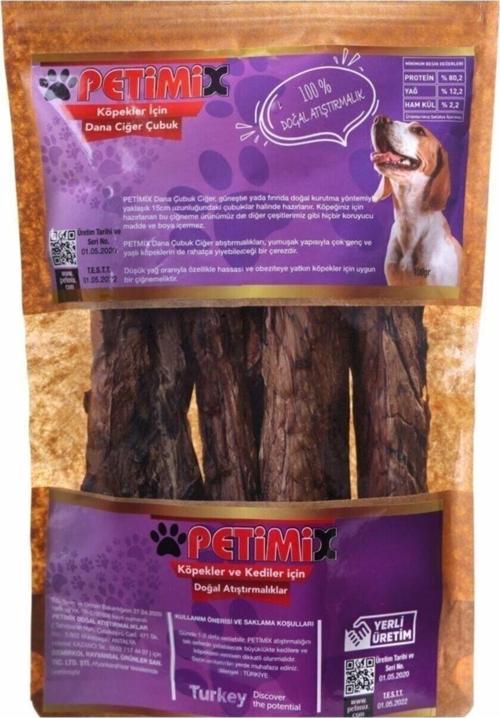Dana Ciğer Çubuk 100G Çiğneme Kemikleri Köpek Ödül Maması