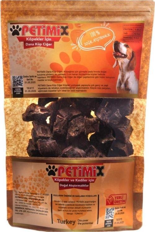 Dana Ciğer Küpleri 100G Köpek Ödül Maması