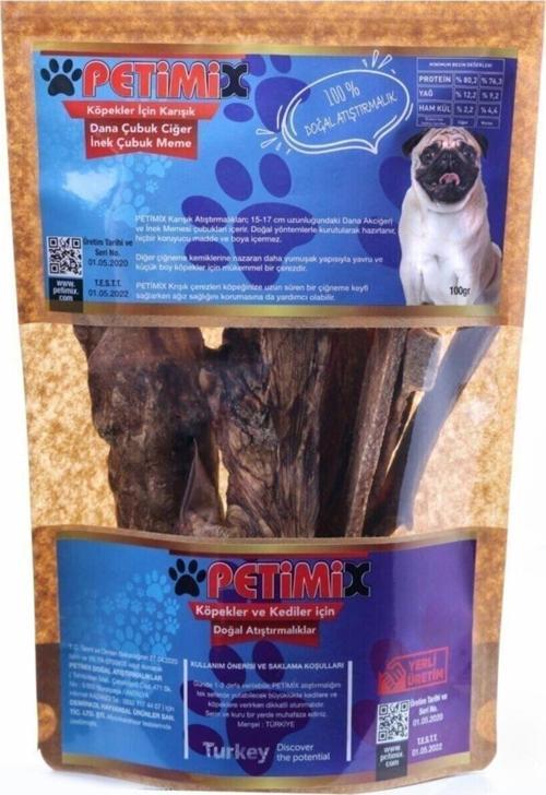 Karışık 100G Çiğneme Kemikleri Köpek Ödül Maması