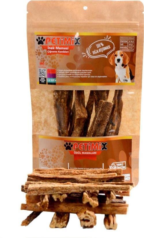 Meme Çubuk 130G Inek Memesi Çiğneme Kemikleri Köpek Ödül Maması
