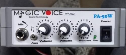 Magicvoice Mv-2022 12 Volt 50 Watt Mini Pazarcı Anfisi Mini Araç Oto Amfisi